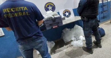 Aduana: Analistas-Tributários atuam na apreensão de 16 kg de maconha, avaliada em mais de R$ 400 mil